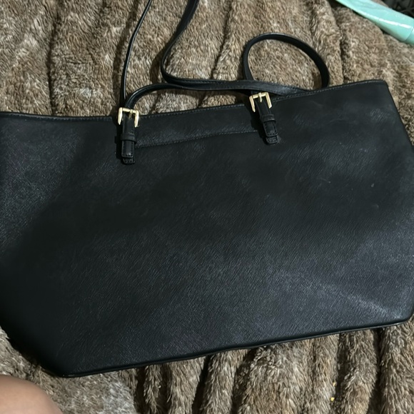 NWOT MK Large Black Saffiano Leather tote - Picture 3 of 6